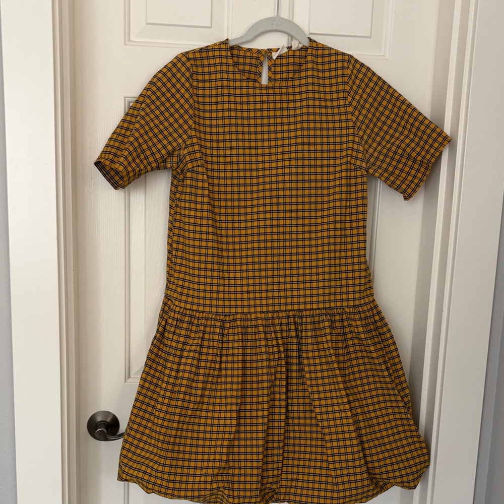 Levi's woman’s  Dress in Mustard and Black Check